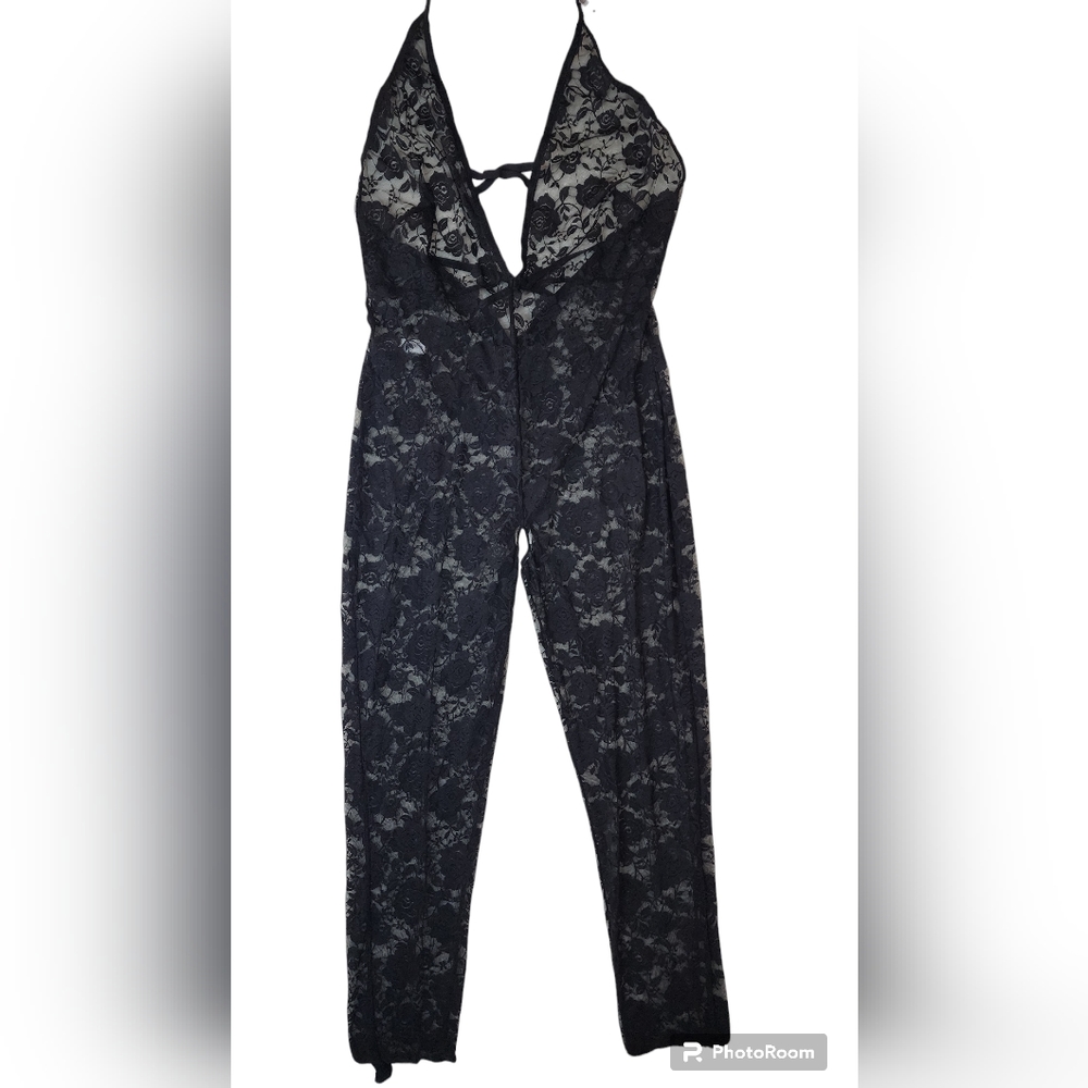 Adore Me Lace Crotchless Jumpsuit size 1X